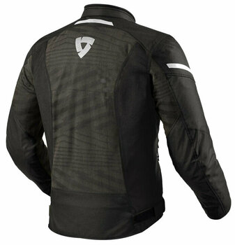 Textilná bunda Rev'it! Jacket Torque 2 H2O Black/White 3XL Textilná bunda - 2