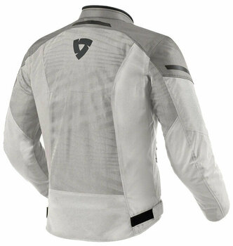 Blouson textile Rev'it! Jacket Torque 2 H2O Silver/Grey 3XL Blouson textile - 2