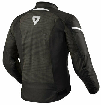 Textiele jas Rev'it! Jacket Torque 2 H2O Black/White 4XL Textiele jas - 2