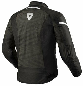 Textile Jacket Rev'it! Jacket Torque 2 H2O Black/White L Textile Jacket - 2