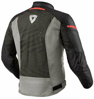 Blouson textile Rev'it! Jacket Torque 2 H2O Grey/Red S Blouson textile - 2