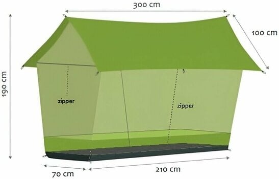Tenda Rockland Rock Castle Hammock Tent Tenda - 7
