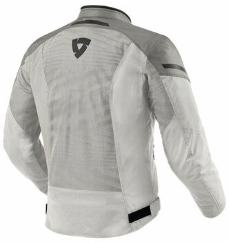 Textile Jacket Rev'it! Jacket Torque 2 H2O Silver/Grey L Textile Jacket - 2