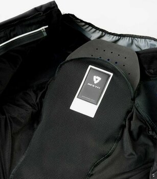 Textilná bunda Rev'it! Jacket Voltiac 3 H2O Black/Silver 4XL Textilná bunda - 4