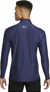Pulover s kapuco/Pulover Nike Dri-Fit ADV Tour Mens 1/2-Zip Golf Top Midnight Navy/White 2XL - 2