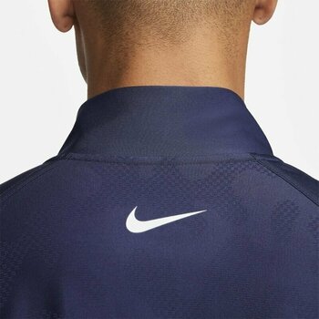 Pulover s kapuco/Pulover Nike Dri-Fit ADV Tour Mens 1/2-Zip Golf Top Midnight Navy/White 2XL - 3