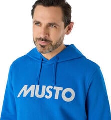 Sweatshirt Musto Logo Hoodie Hoodie with Hood Aruba Blue M - 4