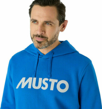Дреха с качулка Musto Essentials Logo Дреха с качулка Aruba Blue M - 5