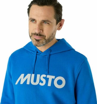 Majica s kapuljačom Musto Essentials Logo Majica s kapuljačom Aruba Blue XL - 5