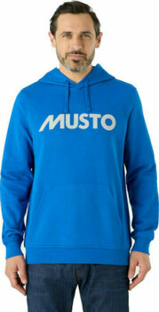 Capuz Musto Essentials Logo Capuz Aruba Blue 2XL - 3