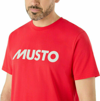 Camisa Musto Essentials Logo Camisa True Red M - 5