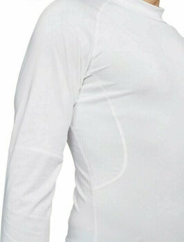 Fitness T-Shirt Nike Dri-Fit Fitness Mock-Neck Long-Sleeve Mens Top White/Black M Fitness T-Shirt - 5