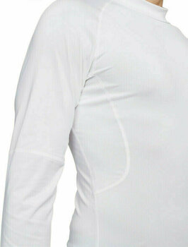Fitness T-Shirt Nike Dri-Fit Fitness Mock-Neck Long-Sleeve Mens Top White/Black L Fitness T-Shirt - 5