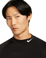 Termo prádlo Nike Dri-Fit Fitness Mock-Neck Long-Sleeve Top Black/White - 2