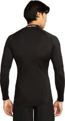 Termisk tøj Nike Dri-Fit Fitness Mock-Neck Long-Sleeve Top Black/White XL Termo Tøj - 1