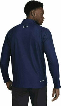 Sudadera con capucha/Suéter Nike Dri-Fit ADV Mens Half-Zip Top Midnight Navy/Court Blue/White M - 2