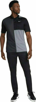 Polo Shirt Nike Dri-Fit Victory+ Blocked Mens Polo Black/Smoke Grey/Dark Smoke Grey/White M - 4