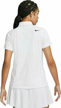 Polo Shirt Nike Dri-Fit ADV Tour Womens Polo White/Black S - 2