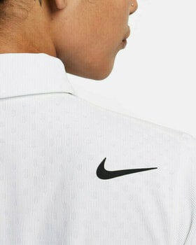 Polo Shirt Nike Dri-Fit ADV Tour Womens Polo White/Black S - 4