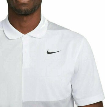 Polo Shirt Nike Dri-Fit Victory+ Blocked Mens Polo White/Lite Smoke Grey/Photon Dust/Black M - 3