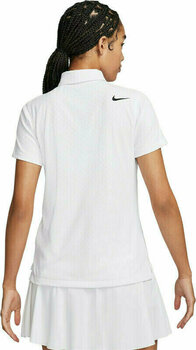 Poloshirt Nike Dri-Fit ADV Tour Womens White/Black XL Poloshirt - 2