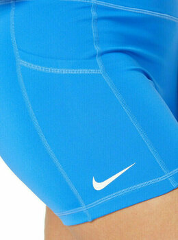 Fitness Trousers Nike Dri-Fit ADV Womens Shorts Light Photo Blue/White S Fitness Trousers - 4