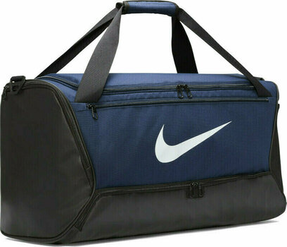 Lifestyle nahrbtnik / Torba Nike Brasilia 9.5 Duffel Bag Midnight Navy/Black/White 60 L Sport Bag - 2
