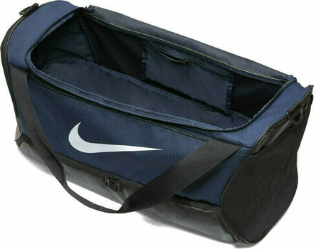 Lifestyle-rugzak / tas Nike Brasilia 9.5 Duffel Bag Midnight Navy/Black/White 60 L Sport Bag - 4