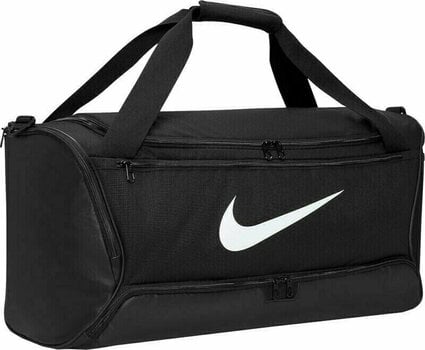 Lifestyle Rucksäck / Tasche Nike Brasilia 9.5 Duffel Bag Black/Black/White 60 L Sport Bag - 2