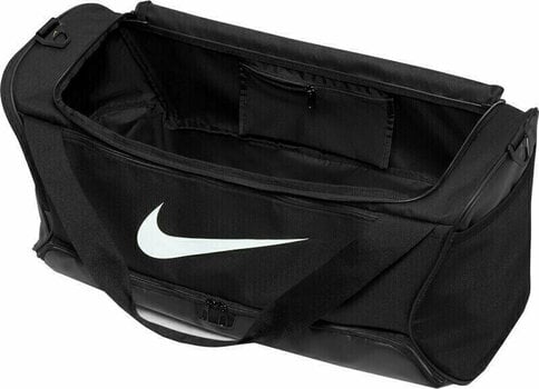 Lifestyle ruksak / Taška Nike Brasilia 9.5 Duffel Bag Black/Black/White 60 L Športová taška - 4