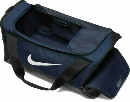 Lifestyle-rugzak / tas Nike Brasilia 9.5 Duffel Bag Midnight Navy/Black/White 41 L Sport Bag - 4