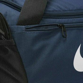 Lifestyle nahrbtnik / Torba Nike Brasilia 9.5 Duffel Bag Midnight Navy/Black/White 41 L Sport Bag - 6