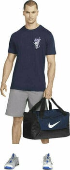 Lifestyle Backpack / Bag Nike Brasilia 9.5 Duffel Bag Midnight Navy/Black/White 41 L Sport Bag - 9