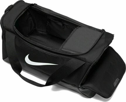Lifestyle Backpack / Bag Nike Brasilia 9.5 Duffel Bag Black/Black/White 41 L Sport Bag - 3