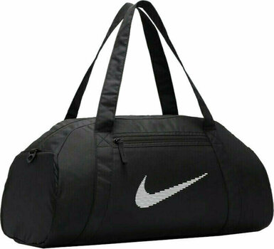 Lifestyle-rugzak / tas Nike Gym Club Duffel Bag Black/Black/White 24 L Sport Bag - 2