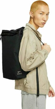 Lifestyle Backpack / Bag Nike Utility Training Gymsack Black/Black/Enigma Stone 17 L Gymsack - 8