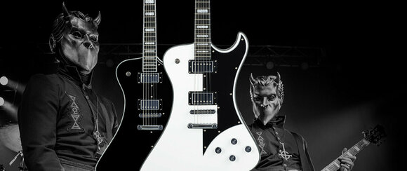 Elektrická gitara Hagstrom Fantomen Black - 9