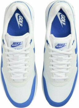Męskie buty golfowe Nike Air Max 1 '86 Mens Golf Shoe White/Hyper Royal 42 - 3