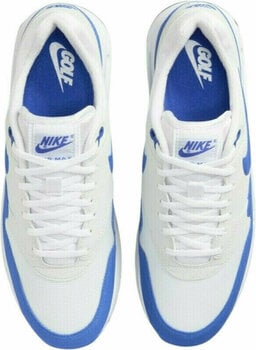 Men's golf shoes Nike Air Max 1 '86 Mens Golf Shoe White/Hyper Royal 42,5 - 3
