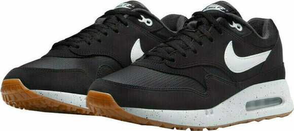 Chaussures de golf pour hommes Nike Air Max 1 '86 Mens Golf Shoe Black/White 42 - 4