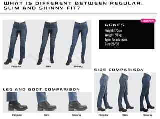 Motorcycle Jeans Trilobite 1664 Acid Scrambler Black - 6
