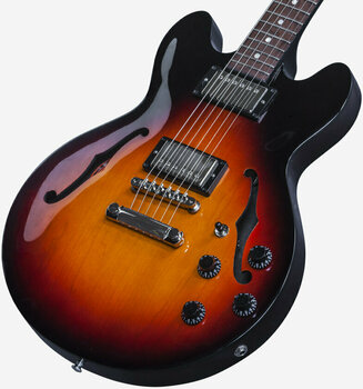 Halbresonanz-Gitarre Gibson 2016 Memphis ES-339 Studio Semi-Hollow Body Ginger Burst - 5