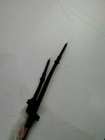 Scott Pole Aluguide Black/Orange 105-140 cm Щеки за ски