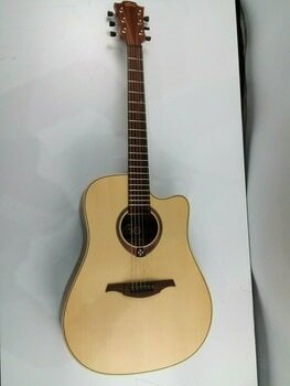 Dreadnought Guitar LAG Tramontane T70DC Natural Satin (Pre-owned) - 2
