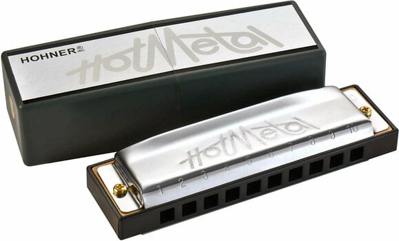 Diatonic harmonica Hohner Hot Metal G-major - 2