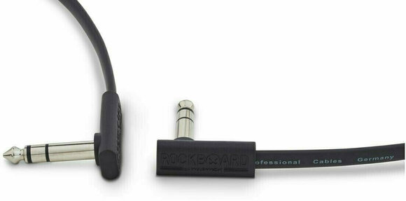 Patchkabel RockBoard Flat TRS 1,2 m Winkelklinke - Winkelklinke Patchkabel - 2