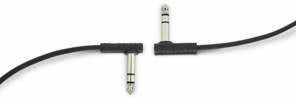 Cablu Patch, cablu adaptor RockBoard Flat TRS Negru 60 cm Oblic - Oblic - 4