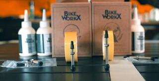 Kerékpár belső gumi BikeWorkX Tubeless Ready Kit Road/CX 21 mm Gumiabroncs javító készlet-Tubeless felni szalag 60.0 - 1