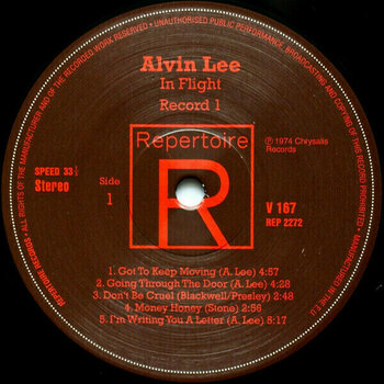 Vinyl Record Alvin Lee - In Flight (Reissue) (180g) (2 LP) - 2