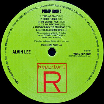 Disque vinyle Alvin Lee - Pump Iron! (Reissue) (180g) (LP) - 2
